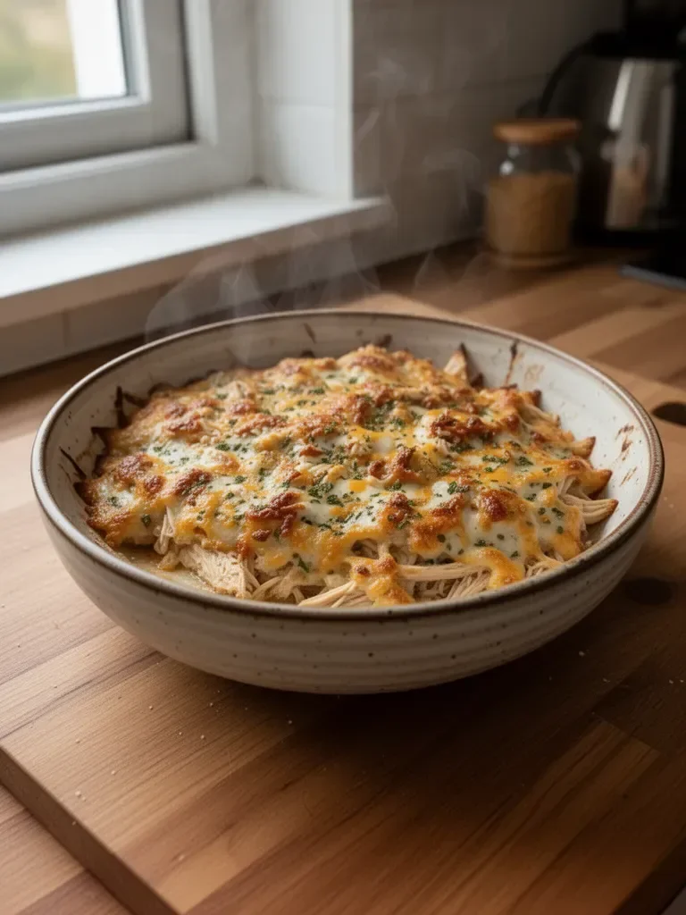 Casserole z kurczakiem BBQ Ranch