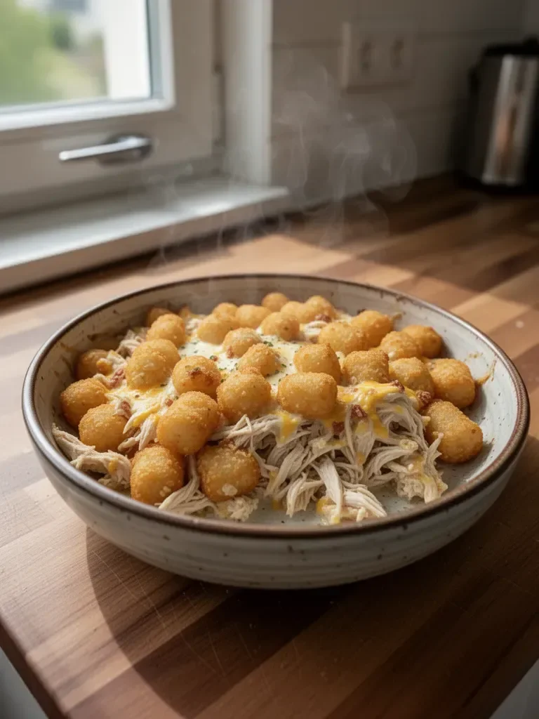 Casserole z Kurczakiem i Tater Tots