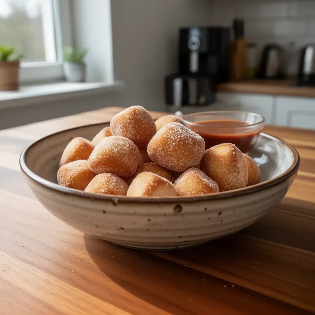 Chrupiące churro z frytkownicy powietrznej, idealne na deser