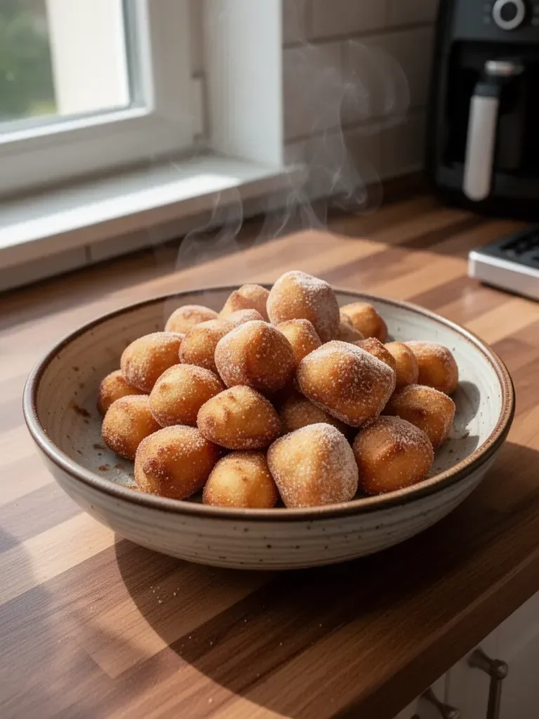 Chrupiące kęsy churro z frytkownicy powietrznej