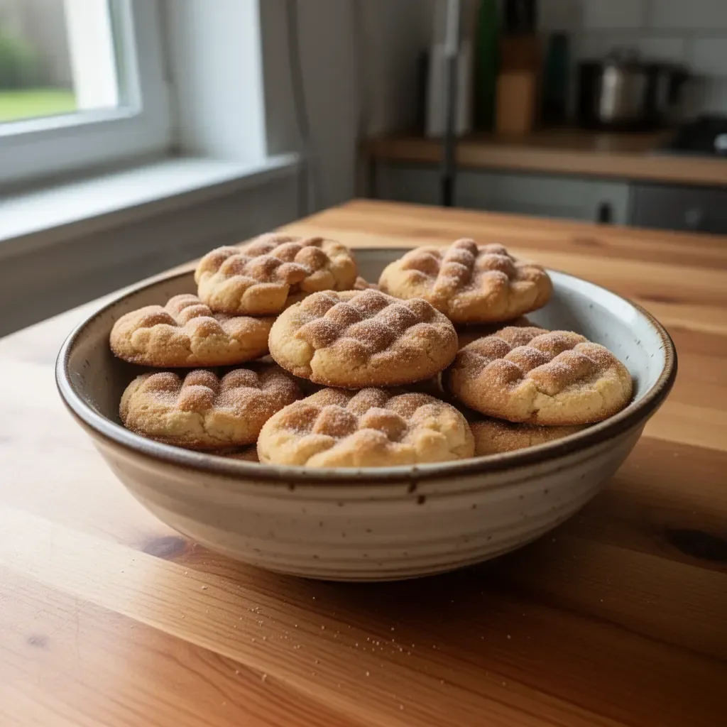 Pyszne ciasteczka churro posypane cukrem i cynamonem