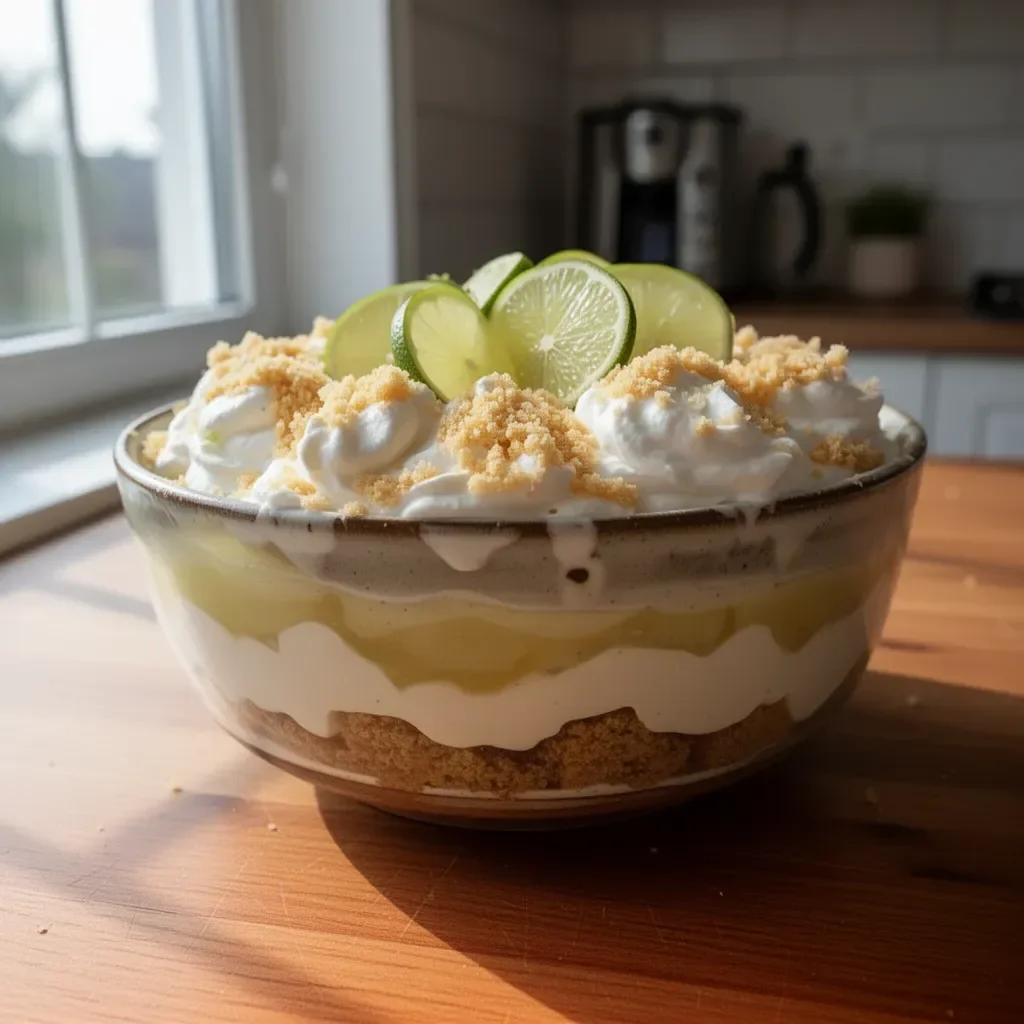 Cytrynowy trifle z limonką - lekki deser idealny na lato