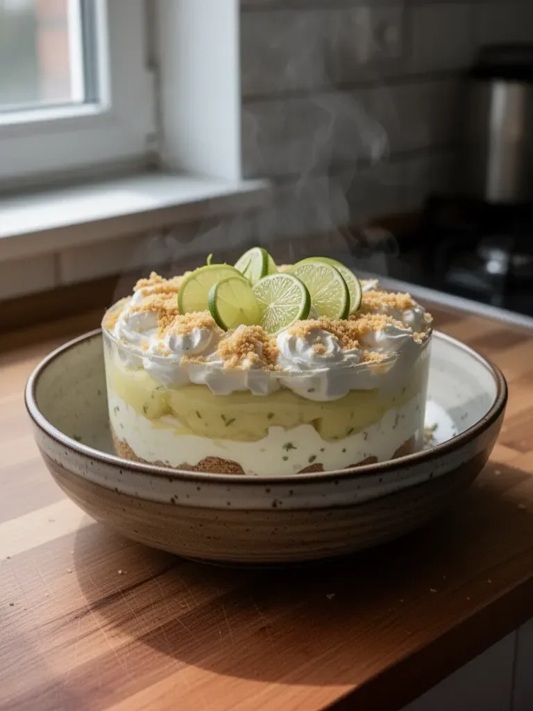 Cytrynowy trifle z limonką