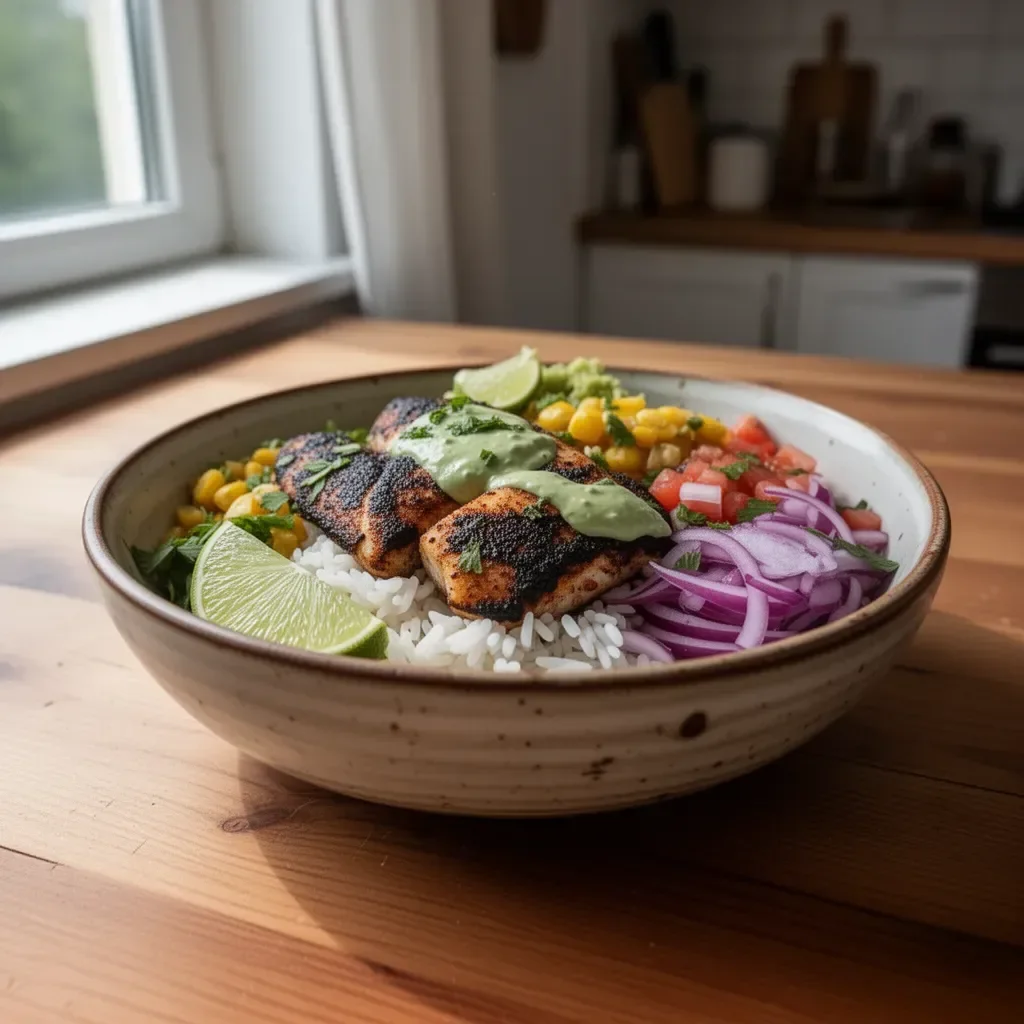 Czarne Tacos z rybą w miskach - wyjątkowe danie pełne smaku