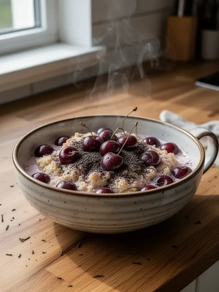 Herbata mleczna Earl Grey z wiśniami