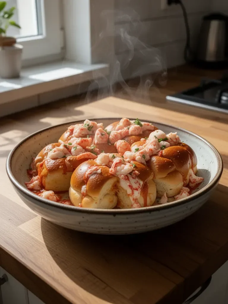 Krewetkowo-lobstrowe bułeczki