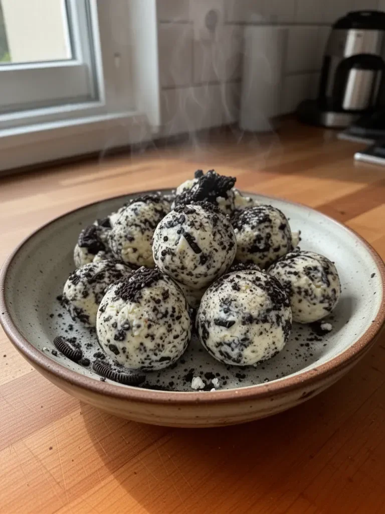 Kulki proteinowe z serkiem śmietankowym i Oreos