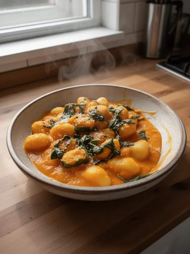Łatwe gnocchi z dyni masłowej