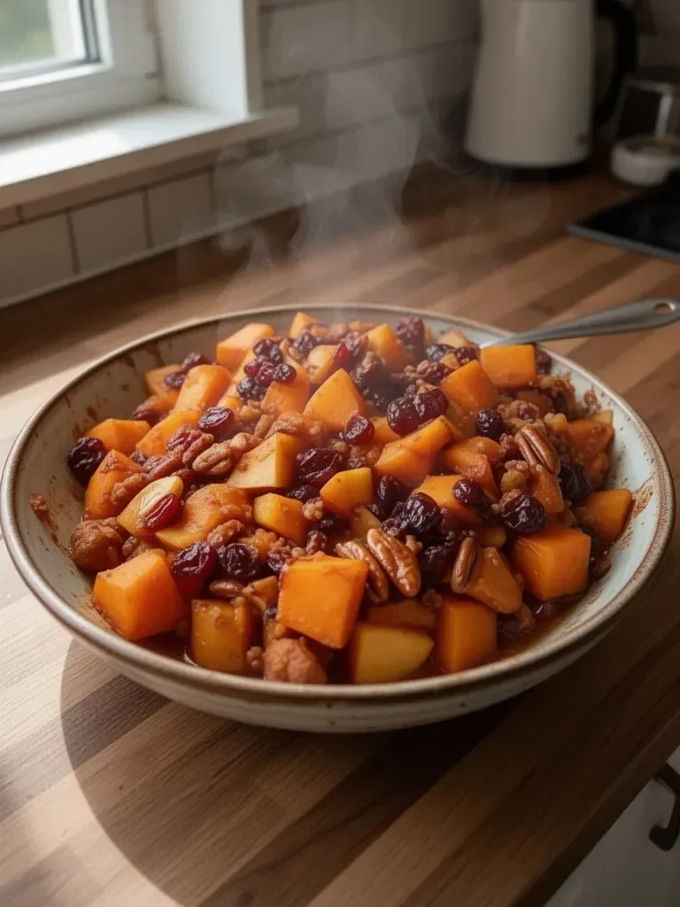 Pieczeń z dyni i jabłek