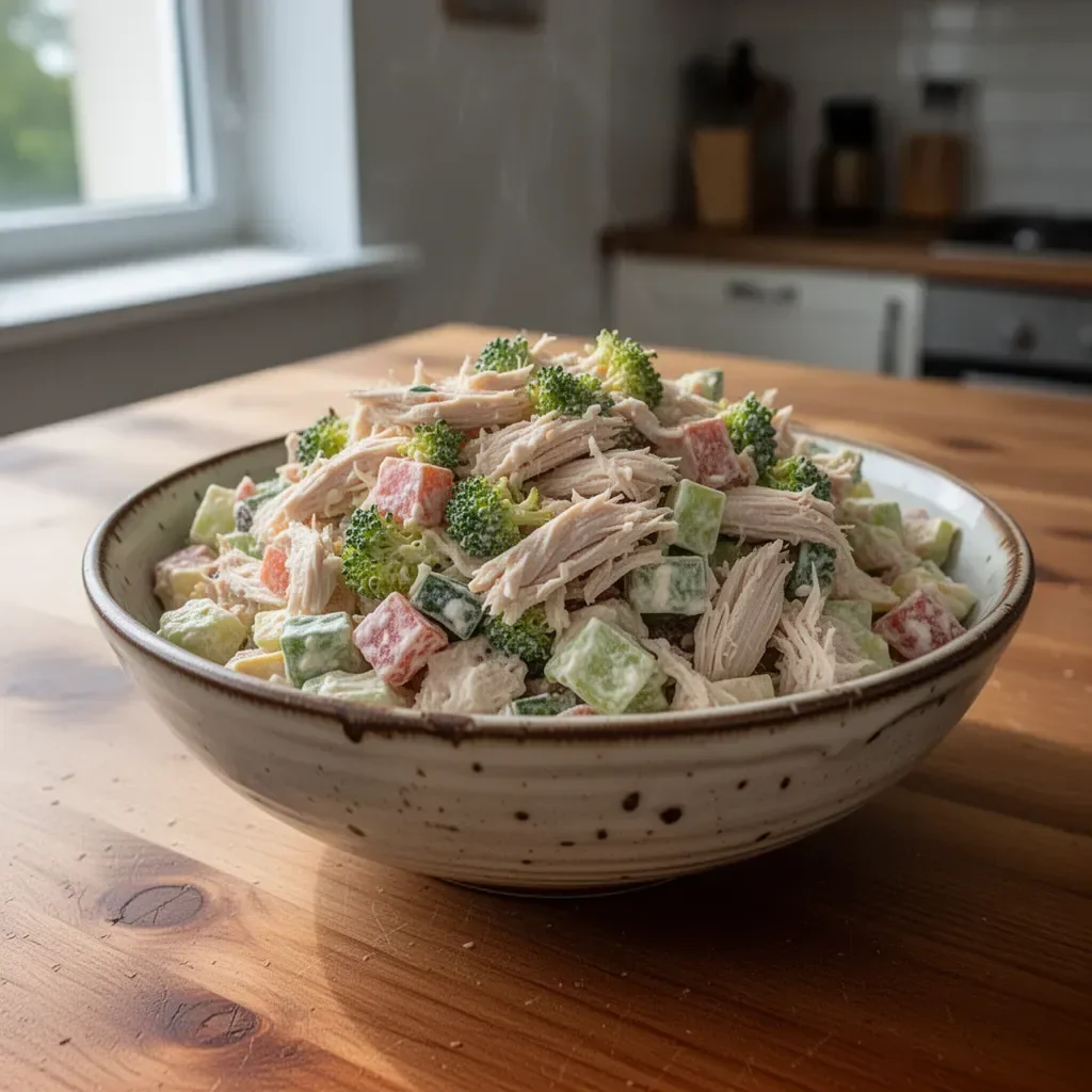 Sałatka z kurczaka z rotisserie jako zdrowe danie
