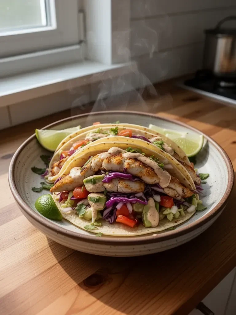 Tacos rybne z najlepszym sosem taco
