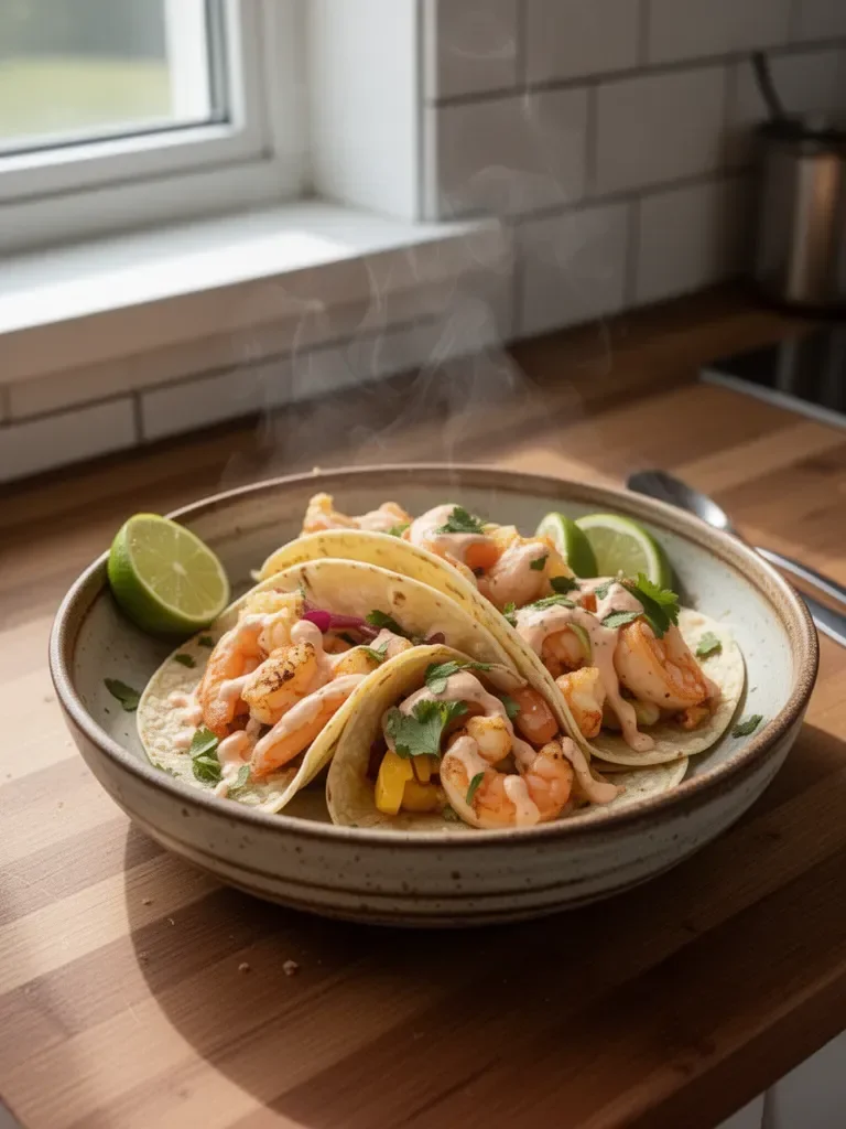 Tacos z krewetkami Baja