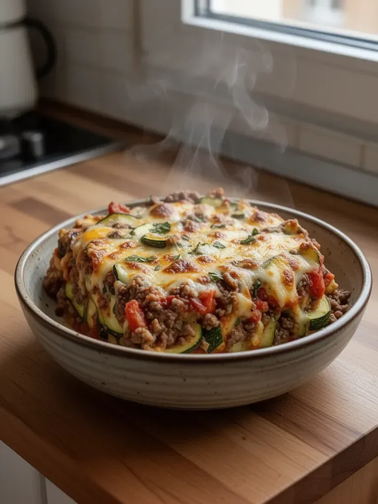 Zapiekanka z cukinii na pizzę