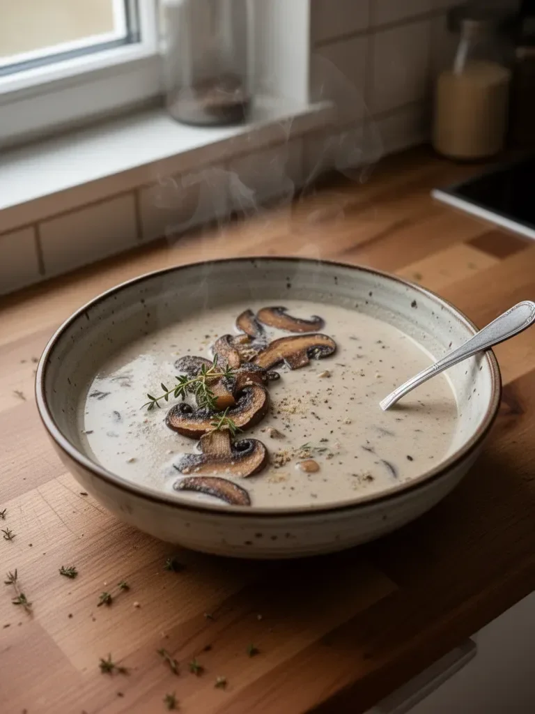 Zupa grzybowa bisque