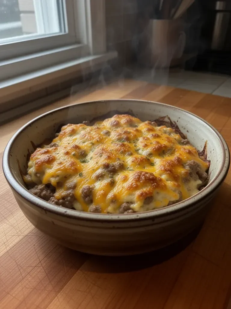 Casserola Hamburger Cheddar Bay