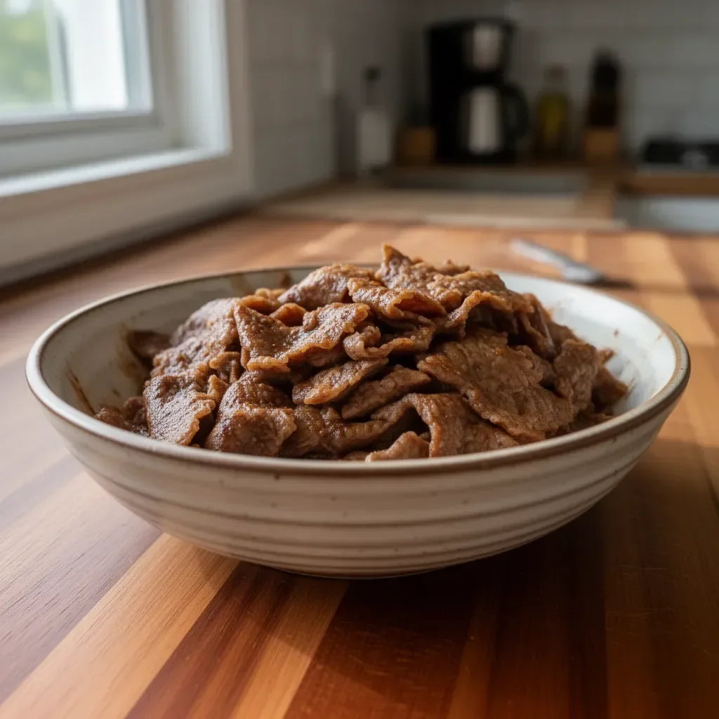 Domowy doner kebab z soczystym mięsem i świeżymi warzywami
