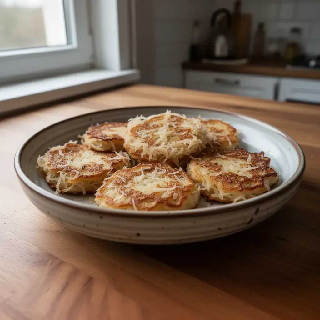 Fuczki - naleśniki z kiszonej kapusty na talerzu