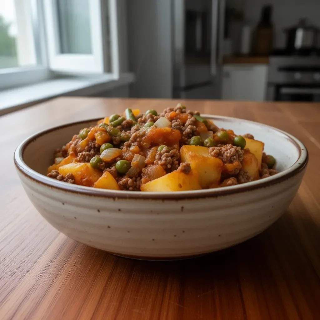 Hobo Casserole z mielonym mięsem - smaczne i łatwe danie jednogarnkowe.