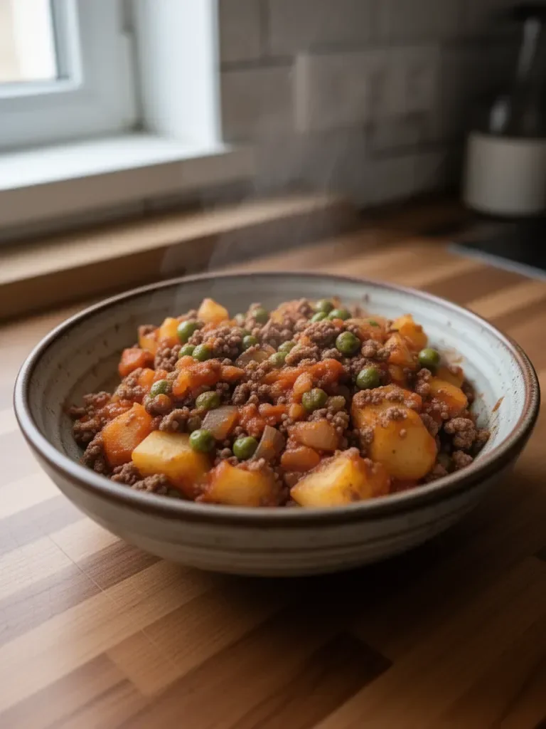 Hobo Casserole z mielonym mięsem