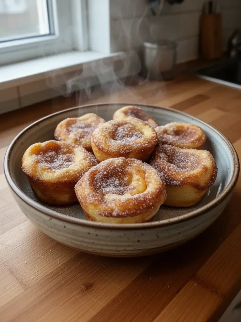 Muffinki francuskie z cynamonowym cukrem