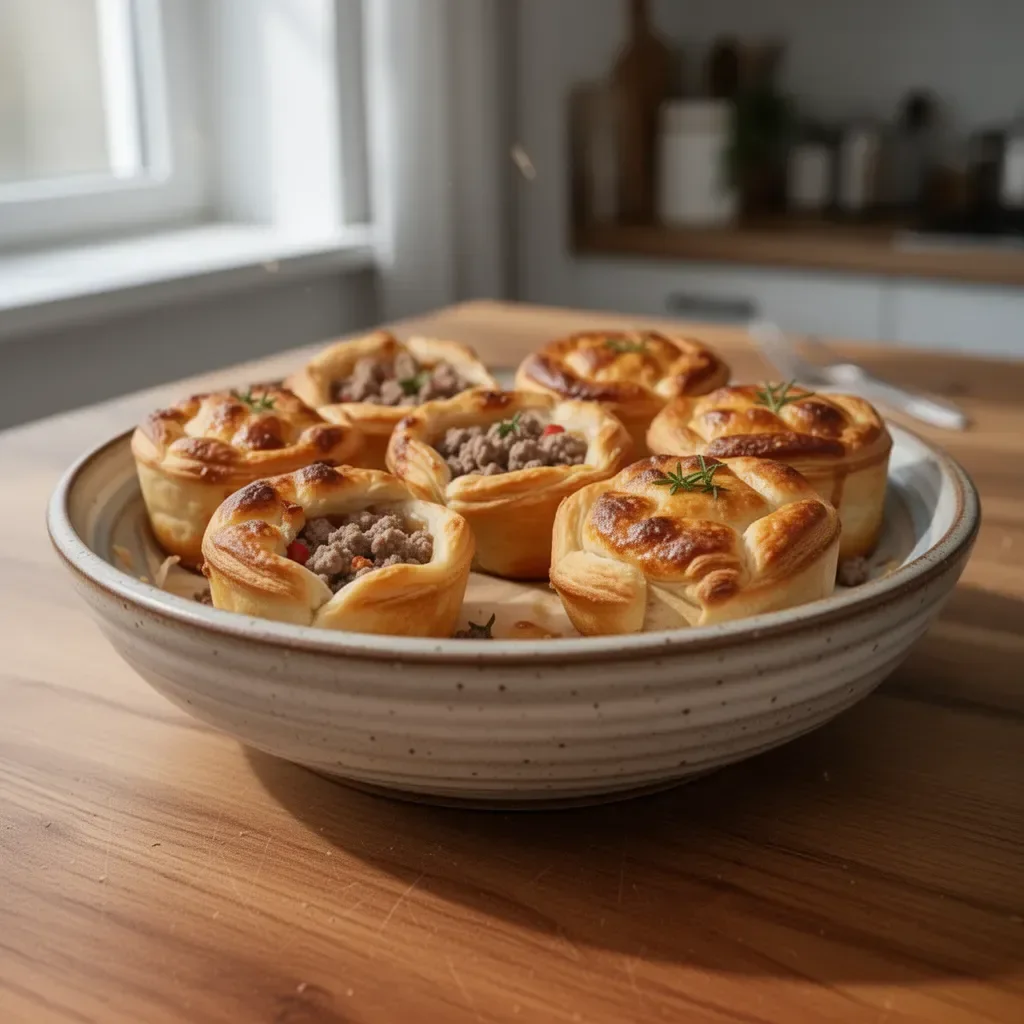 Mięsne muffinki w formie na muffinki - pyszne i łatwe do przygotowania
