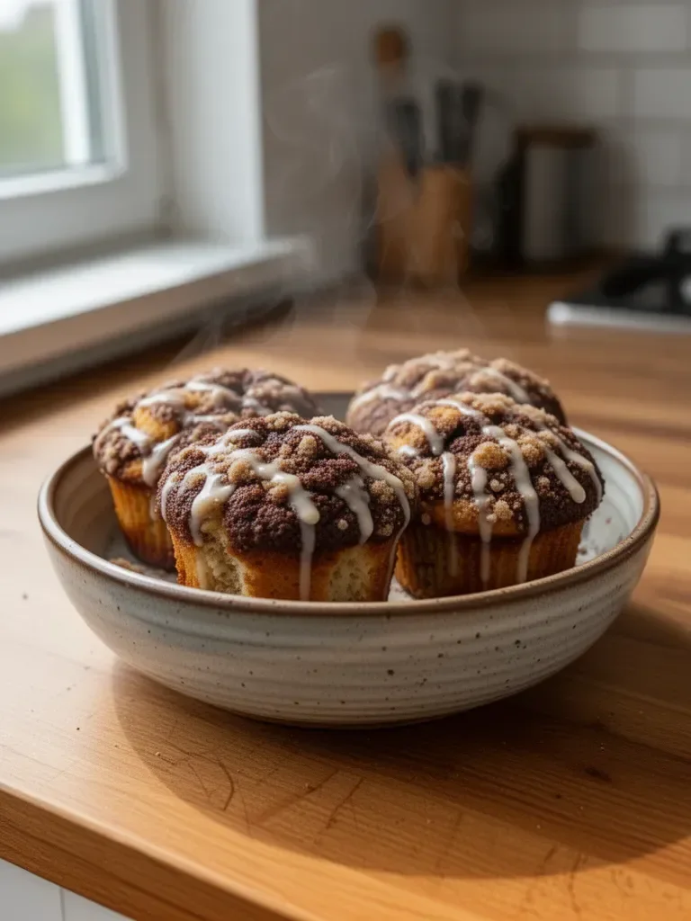 Muffiny z ciastem kawowym