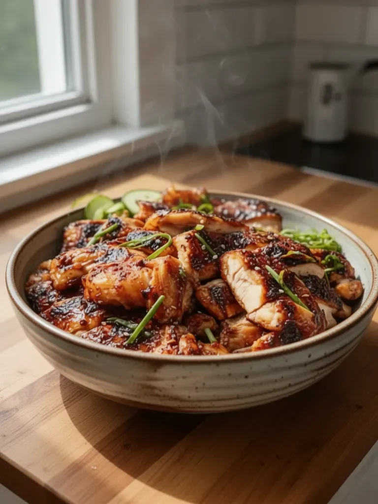 Pyszna koreańska uczta BBQ