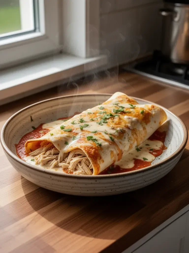 Pyszne Enchiladas z Białego Kurczaka Rotisserie