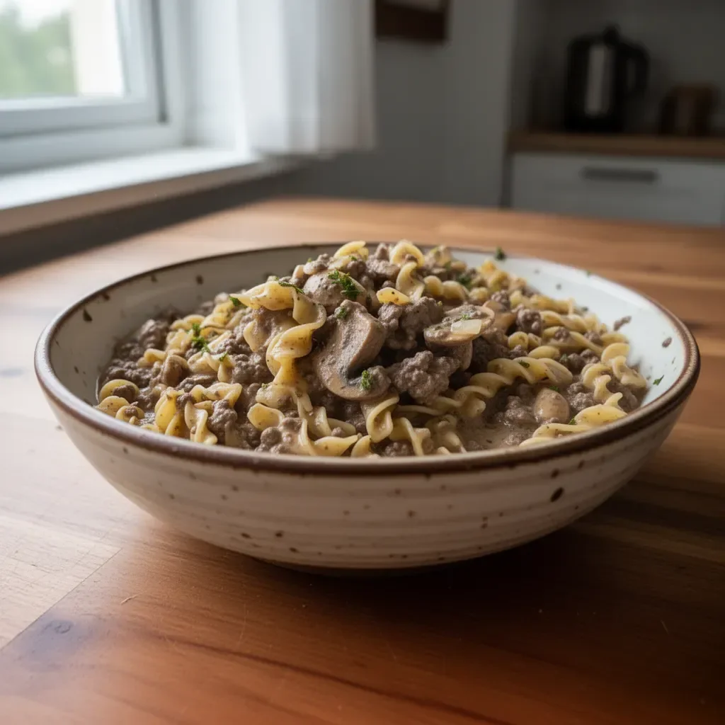 Szybki Stroganow Wołowy - smakowite danie na szybko