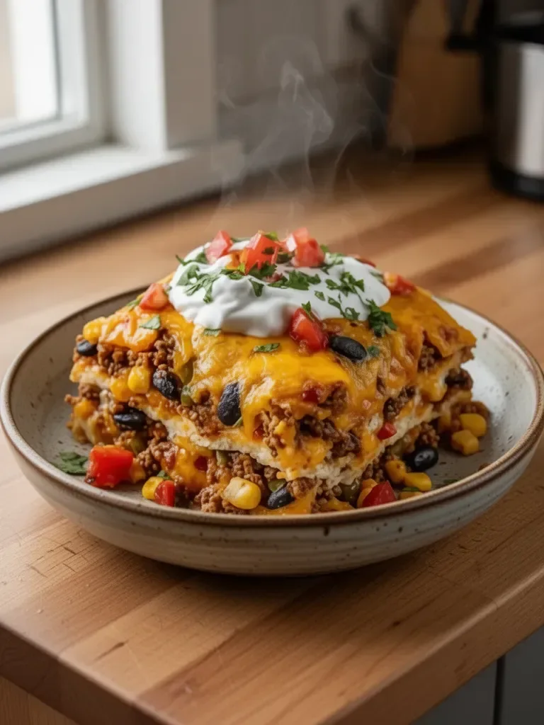 Taco Casserole in Polish is "Zapiekanka Tacos".