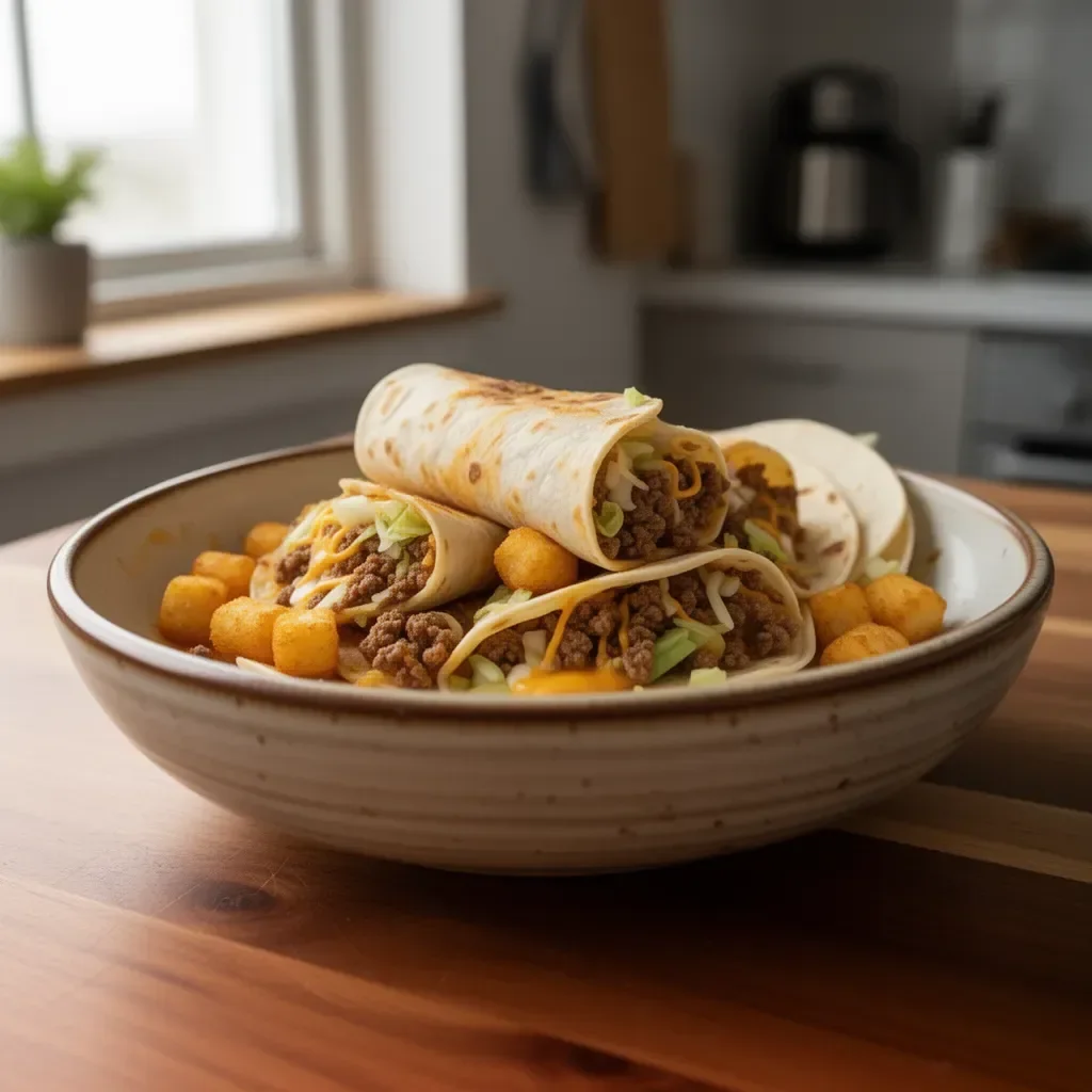 Tacos przygotowane na wzór Taco Bell