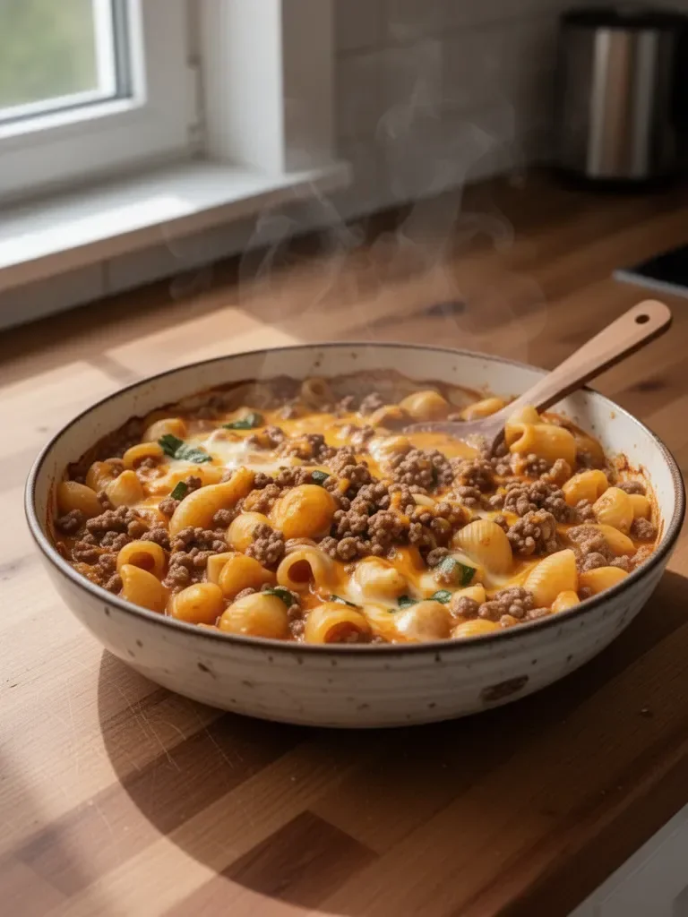 Wysokobiałkowy Hamburger Helper